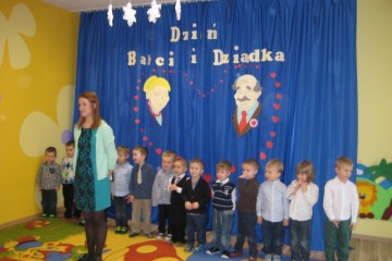 Dzień Babci i Dziadka w grupie Misiów
