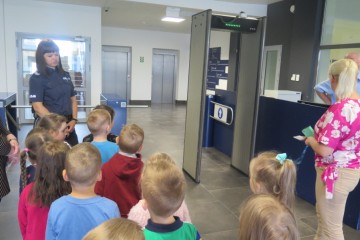Wizyta Tygrysków w Miejskiej Komendzie Policji