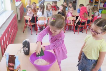 Pieczenie mufinek w gr.Misiów