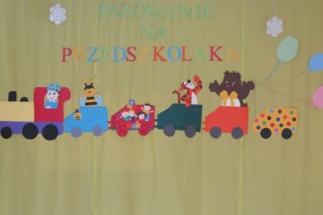 Pasowanie na przedszkolaka i starszego przedszkolaka.