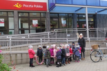 Wycieczka Kropeczek, Misiów i Tygrysków na Pocztę Polską.